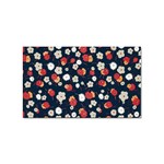 Flowers Pattern Floral Antique Floral Nature Flower Graphic Sticker (Rectangular) Front