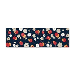 Flowers Pattern Floral Antique Floral Nature Flower Graphic Sticker (bumper) by Maspions