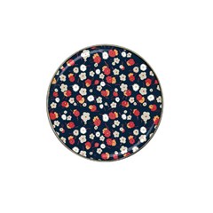 Flowers Pattern Floral Antique Floral Nature Flower Graphic Hat Clip Ball Marker (10 Pack) by Maspions