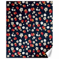 Flowers Pattern Floral Antique Floral Nature Flower Graphic Canvas 16  X 20 