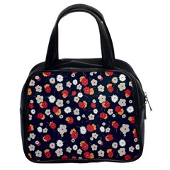 Flowers Pattern Floral Antique Floral Nature Flower Graphic Classic Handbag (two Sides)