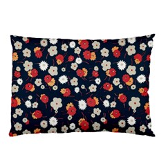 Flowers Pattern Floral Antique Floral Nature Flower Graphic Pillow Case