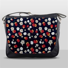 Flowers Pattern Floral Antique Floral Nature Flower Graphic Messenger Bag