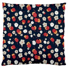 Flowers Pattern Floral Antique Floral Nature Flower Graphic Large Cushion Case (one Side)