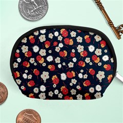 Flowers Pattern Floral Antique Floral Nature Flower Graphic Accessory Pouch (medium)