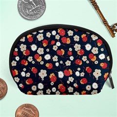 Flowers Pattern Floral Antique Floral Nature Flower Graphic Accessory Pouch (large)