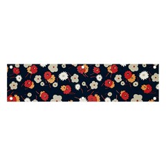 Flowers Pattern Floral Antique Floral Nature Flower Graphic Banner And Sign 4  X 1  by Maspions