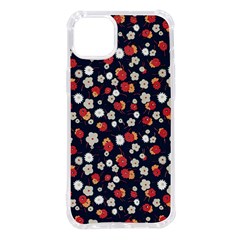 Flowers Pattern Floral Antique Floral Nature Flower Graphic Iphone 14 Plus Tpu Uv Print Case