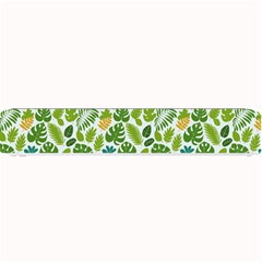 Leaves Tropical Background Pattern Green Botanical Texture Nature Foliage Small Bar Mat