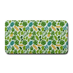 Leaves Tropical Background Pattern Green Botanical Texture Nature Foliage Medium Bar Mat