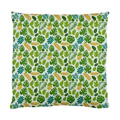 Leaves Tropical Background Pattern Green Botanical Texture Nature Foliage Standard Cushion Case (two Sides) by Maspions