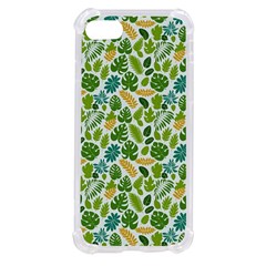 Leaves Tropical Background Pattern Green Botanical Texture Nature Foliage Iphone Se by Maspions