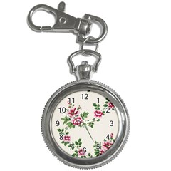 Vintage Flower Art Artwork Blooming Blossom Botanical Botany Nature Floral Pattern Key Chain Watches