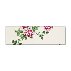 Vintage Flower Art Artwork Blooming Blossom Botanical Botany Nature Floral Pattern Sticker (bumper) by Maspions