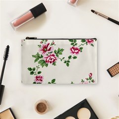 Vintage Flower Art Artwork Blooming Blossom Botanical Botany Nature Floral Pattern Cosmetic Bag (small) by Maspions