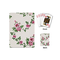 Vintage Flower Art Artwork Blooming Blossom Botanical Botany Nature Floral Pattern Playing Cards Single Design (mini)