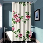 Vintage Flower Art Artwork Blooming Blossom Botanical Botany Nature Floral Pattern Shower Curtain 36  x 72  (Stall)  Curtain(36 X72 )