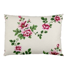 Vintage Flower Art Artwork Blooming Blossom Botanical Botany Nature Floral Pattern Pillow Case (two Sides)