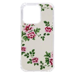 Vintage Flower Art Artwork Blooming Blossom Botanical Botany Nature Floral Pattern Iphone 14 Pro Tpu Uv Print Case by Maspions