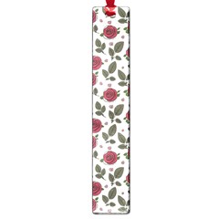 Roses Flowers Leaves Pattern Scrapbook Paper Floral Background Large Book Marks