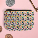 Floral Flowers Leaves Tropical Pattern Mini Coin Purse Front