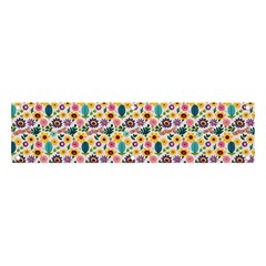 Floral Flowers Leaves Tropical Pattern Banner And Sign 4  X 1  by Maspions