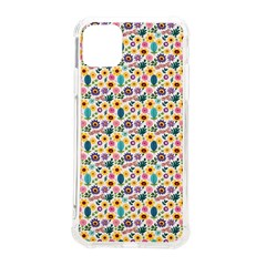 Floral Flowers Leaves Tropical Pattern Iphone 11 Pro Max 6 5 Inch Tpu Uv Print Case by Maspions