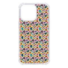 Floral Flowers Leaves Tropical Pattern Iphone 13 Pro Tpu Uv Print Case