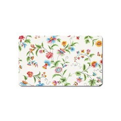 Vintage Floral Flower Pattern Art Nature Blooming Blossom Botanical Botany Magnet (name Card)