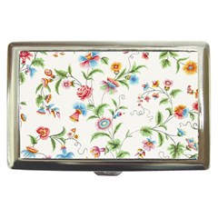 Vintage Floral Flower Pattern Art Nature Blooming Blossom Botanical Botany Cigarette Money Case