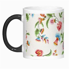 Vintage Floral Flower Pattern Art Nature Blooming Blossom Botanical Botany Morph Mug by Maspions