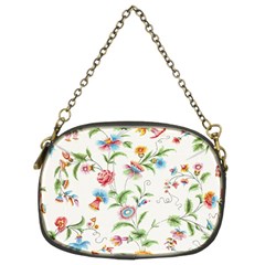 Vintage Floral Flower Pattern Art Nature Blooming Blossom Botanical Botany Chain Purse (two Sides)