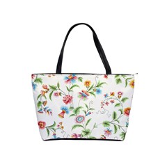 Vintage Floral Flower Pattern Art Nature Blooming Blossom Botanical Botany Classic Shoulder Handbag