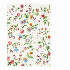 Vintage Floral Flower Pattern Art Nature Blooming Blossom Botanical Botany Small Garden Flag (two Sides)