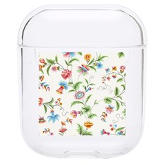 Vintage Floral Flower Pattern Art Nature Blooming Blossom Botanical Botany Hard Pc Airpods 1/2 Case by Maspions