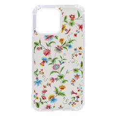 Vintage Floral Flower Pattern Art Nature Blooming Blossom Botanical Botany Iphone 14 Pro Max Tpu Uv Print Case