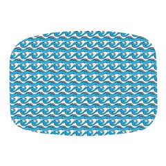 Blue Wave Sea Ocean Pattern Background Beach Nature Water Mini Square Pill Box by Maspions