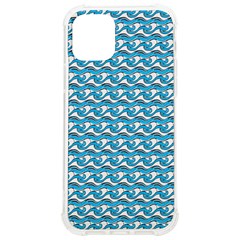 Blue Wave Sea Ocean Pattern Background Beach Nature Water Iphone 12/12 Pro Tpu Uv Print Case by Maspions