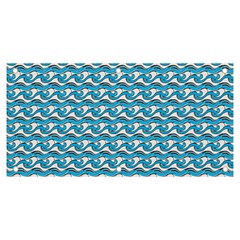 Blue Wave Sea Ocean Pattern Background Beach Nature Water Banner And Sign 6  X 3 