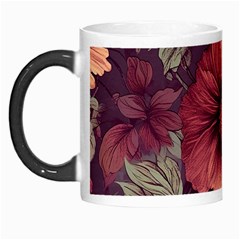 Flowers Pattern Texture Design Nature Art Colorful Surface Vintage Morph Mug