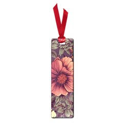 Flowers Pattern Texture Design Nature Art Colorful Surface Vintage Small Book Marks by Maspions