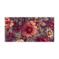 Flowers Pattern Texture Design Nature Art Colorful Surface Vintage Yoga Headband by Maspions