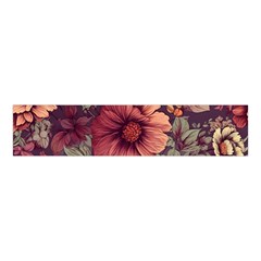 Flowers Pattern Texture Design Nature Art Colorful Surface Vintage Velvet Scrunchie