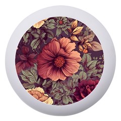 Flowers Pattern Texture Design Nature Art Colorful Surface Vintage Dento Box With Mirror