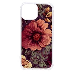 Flowers Pattern Texture Design Nature Art Colorful Surface Vintage Iphone 13 Mini Tpu Uv Print Case by Maspions