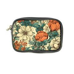 Flowers Pattern Texture Art Colorful Nature Painting Surface Vintage Coin Purse