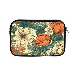 Flowers Pattern Texture Art Colorful Nature Painting Surface Vintage Apple Macbook Pro 13  Zipper Case by Maspions