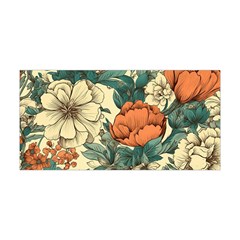 Flowers Pattern Texture Art Colorful Nature Painting Surface Vintage Yoga Headband by Maspions