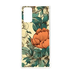 Flowers Pattern Texture Art Colorful Nature Painting Surface Vintage Samsung Galaxy Note 20 Tpu Uv Case