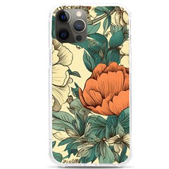 Flowers Pattern Texture Art Colorful Nature Painting Surface Vintage Iphone 12 Pro Max Tpu Uv Print Case